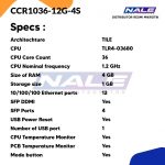 Mikrotik Router CCR1036-12G-4S - Gambar 3
