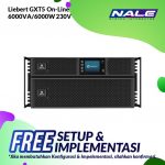 Liebert GXT5 On-Line 6000VA/6000W 230V LCD PF1.0 5U Extended Run Rack/Tower, RDU101 webcard and Rail Kit Bundled
