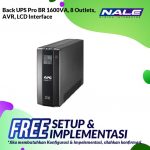APC Back UPS Pro BR 1600VA, 8 Outlets, AVR, LCD Interface (BR1600MI)