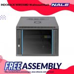 INDORACK WIR5508D Wallmount Rack 8U-550mm Depth Double Glass Door