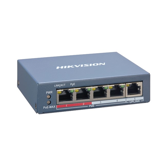 HikVision 4 Port Fast Ethernet Smart POE Switch (DS-3E1105P-EI)