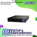 APC Easy UPS On-Line SRV RM 2000 VA 230V with Rail Kit(SRV2KRIRK)