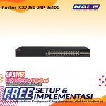 Rukcus Paket Complete Compact Switch 24-Port PoE+ (ICX7250-24P-2x10G)