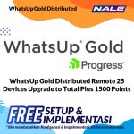 WhatsUp Gold Distributed Remote 25 Devices Upgrade to Total Plus 1500 Points