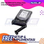 Dell 2TB 7.2K RPM SATA 6Gbps 512n 3.5in Hot-plug Hard Drive, CK