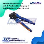 Modular Plug Hand Tool with 8-Position Die, Category 6, Shielded Plugs 5.4 mm (790163-1)