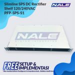 Commscope Slimline SPS DC Rectifier Shelf, 120/240VAC to 57VDC, accommodates up to 3 rectifier modules, 1U (PFP-SPS-S1)