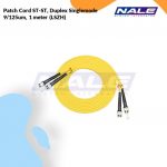 Netviel Patch Cord ST-ST, Duplex Singlemode 9/125um, 1 meter (LSZH) (NVL-DPSM1-ST-ST-001)