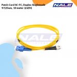 Netviel Patch Cord SC-FC, Duplex Singlemode 9/125um, 10 meter (LSZH) (NVL-DPSM1-SC-FC-010)