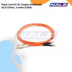 Netviel Patch Cord ST-SC, Duplex Multimode 62.5/125um, 3 meter (LSZH) (NVL-DPMM1-ST-SC-003)