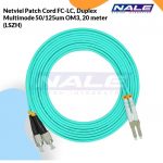 Netviel Patch Cord FC-LC, Duplex Multimode 50/125um OM3, 20 meter (LSZH) (NVL-DPMM3-FC-LC-020)
