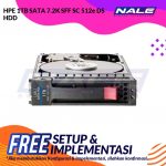 HPE 1TB SATA 7.2K SFF SC 512e DS HDD (655710-B21)