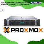 HCI Proxmox CPU 256 core, vCPU 512, RAM 3TB, SSD SAS 121 TB, Dual SFP+