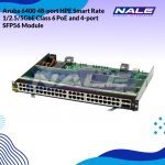 Aruba 6400 48-port HPE Smart Rate 1/2.5/5GbE Class 6 PoE and 4-port SFP56 Module (R0X41A)