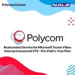 Polycom Realconnect Service for Microsoft Teams Video Interop Concurrent VTC - Pre-Paid 1-Year Plan