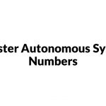 Register Autonomous System Numbers