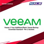 Veeam 1 Year Additional Basic Veeam Backup Essentials Standard - Per 2 Sockets
