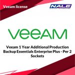 Veeam 1 Year Additional Production Backup Essentials Enterprise Plus - Per 2 Sockets