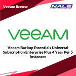 Veeam Backup Essentials Universal Subscription Enterprise Plus 4 Year Per 5 Instances