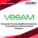 Veeam 2nd Year Availability Orchestrator 3 Year Subs Per 10 Orchestrated Instances