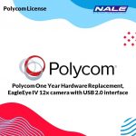 Polycom One Year Hardware Replacement, EagleEye IV 12x camera with USB 2.0 interface (4870-60896-HWR)