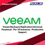 Veeam Backup & Replication Universal Perpetual - Per 10 Instances - Production Support
