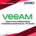 Veeam 4 Year Additional Basic Availability Suite Enterprise - Per Socket