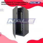 ABBA-RACK 24" 2 Compartment Co-location Rack 42U depth 1150mm