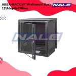 ABBA-RACK 19" Wallmount Rack Double Door 12U depth 490mm