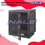ABBA-RACK 19" Wallmount Rack Double Door 15U depth 600mm