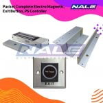 Packet Complete Electro Magnetic, Exit Button, PS Contoller,  Backup Battery 12v 5A