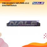 H3C S5120V3-52P-PWR-LI L2 Ethernet Switch with 48*10/100/1000BASE-T PoE+ Ports(AC 370W,DC 740W) and 4*1000BASE-X SFP Ports,(AC/DC)