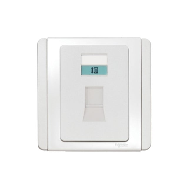 STOP KONTAK TELP SCHNEIDER NEO E3031RJ_WW 1G WHITE