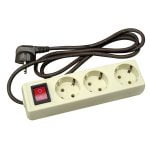 UTICON STOP KONTAK 3 LUBANG + SAKLAR + KABEL ST-1382