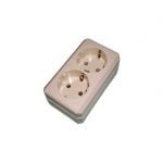 STOP KONTAK ARDE 2G OUTBOW NEW GEE BROCO 15420 CREAM
