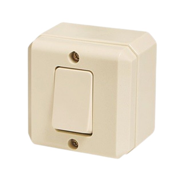 SAKLAR SINGLE OUTBOW NEW GEE BROCO 16210 1G CREAM