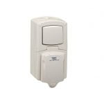 SURFACE MOUNT SCHNEIDER SINGLE POLE SWITCHED SOCKET CSC313_GY KAVACHA