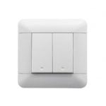 Schneider Saklar Double Arcato 2G 2W White (E8132L2_WE)