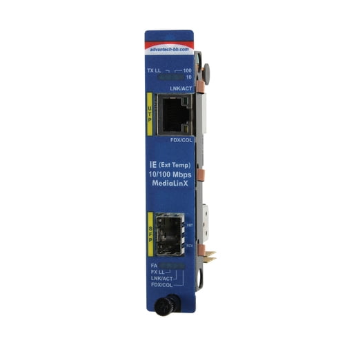 Advantech Managed Modular Media Converter, 100Mbps, Single-Strand 1310xmt, 40km, SC (IMC-750-SSET)