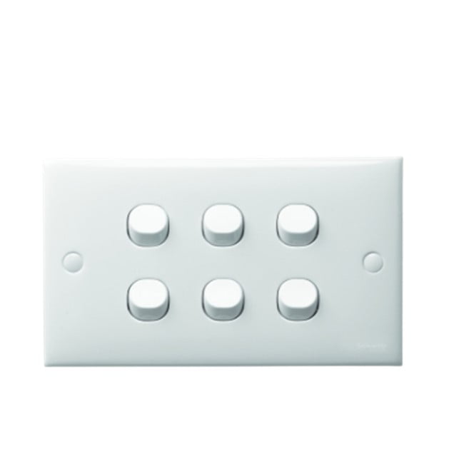 SAKLAR 6 GANG CLASSIC ET36_1_2AR_WE 6GANG 1WAY SCHNEIDER