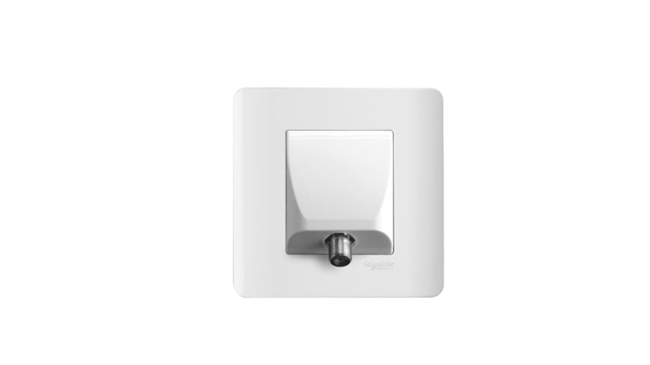 OUTLET CATV ZENCELO E8431CATV_WE 1GANG WHITE SCHNEIDER