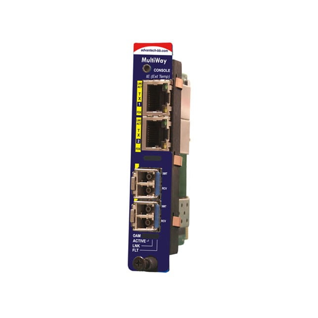 Advantech Managed Hardened Modular Media Converter, 1000Mbps, 2xSFP (IMC-784I-SFP)
