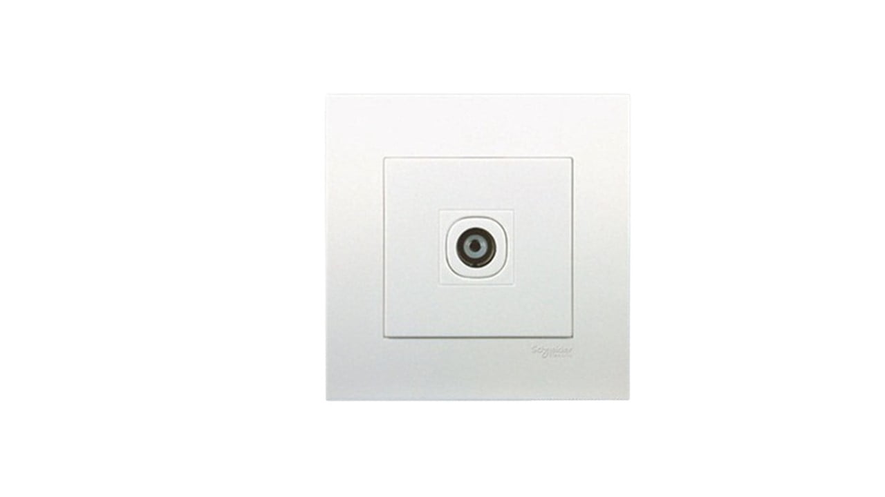 SCHNEIDER STOP KONTAK TV VIVACE KB31TV-OS OUTLET TV 1 GANG CO-AXIAL