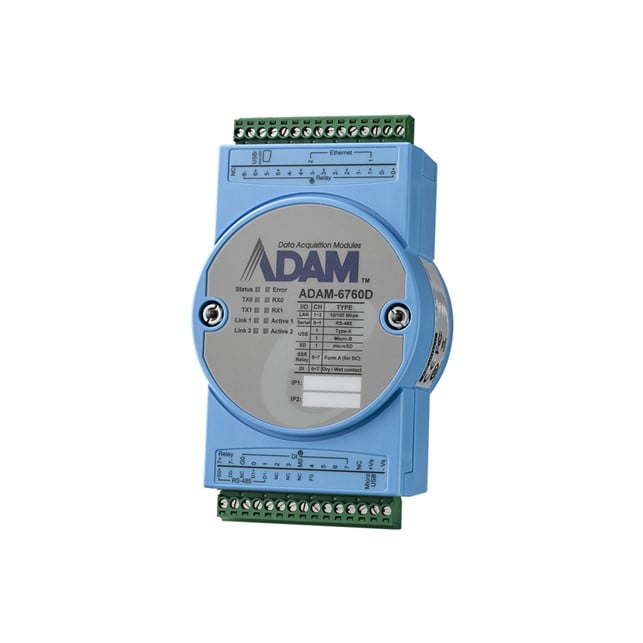 Advantech Intelligent I/O Gateway with SSR Relay (ADAM-6760D-A)