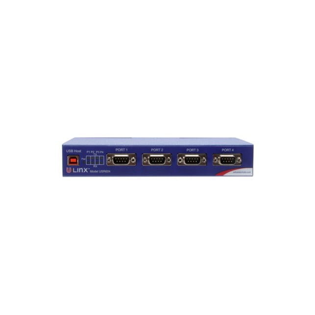 Advantech ULI-314DC - USB to RS-232/422/485 (DB9 Male) Industrial Isolated Converter, 4 Port (BB-USR604)