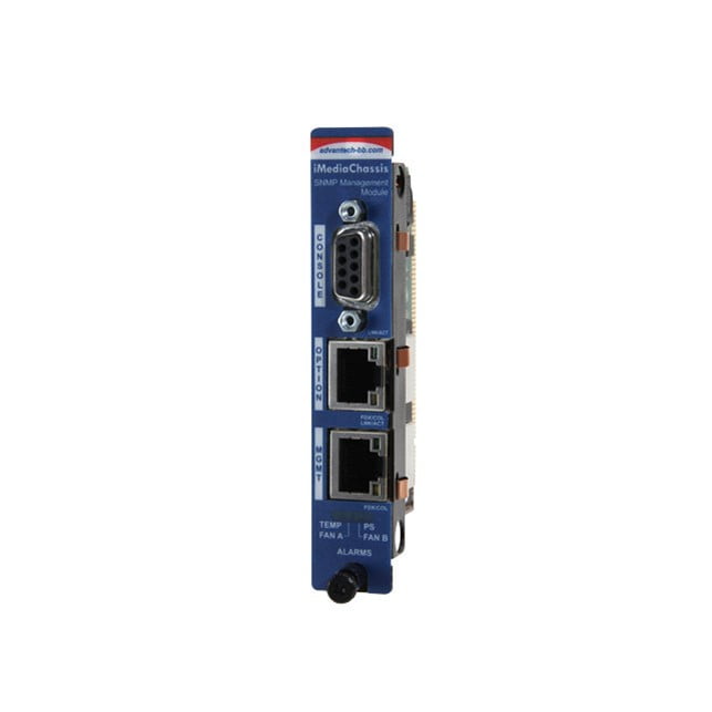 Advantech IMC-710 Managed Modular Media Converter, 100Mbps, SNMP (also known as MediaChassis 850-39950)