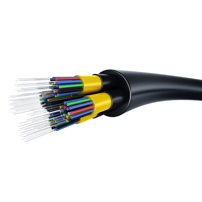 Sewa Fiber Optic 6 Core Included Cable and Material Support Per Meter/Bulan