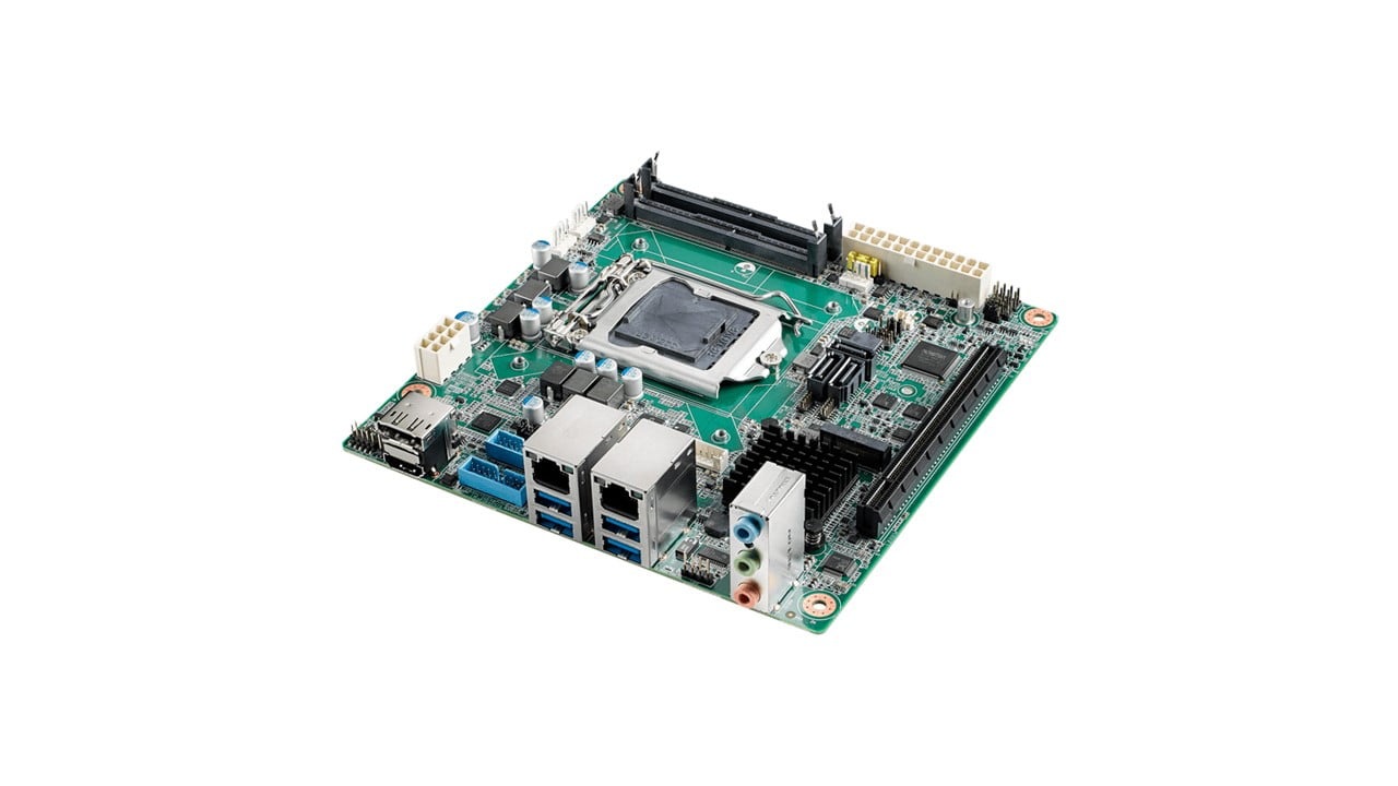 Advantech miniITX LGA1200 DP/HDMI/VGA/PCIex16/2GbE, RoHS (AIMB-277G2-00A1E)