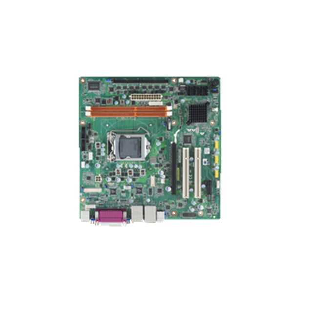 Advantech Intel® Core™ i7/i5/i3 MicroATX with CRT/DVI, 2 COM, 10 USB 2.0, GbE (AIMB-501L-KSA1E)