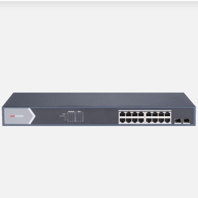HikVision 16 Port Gigabit Smart POE Switch (DS-3E1518P-SI)